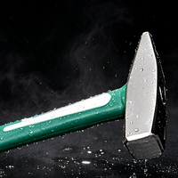 Marteau de mécanicien de qualité industrielle en acier à haute teneur en carbone avec manche en fibre de verre, personnalisable OEM, outil de découpe pour soudeur multi-spécifications