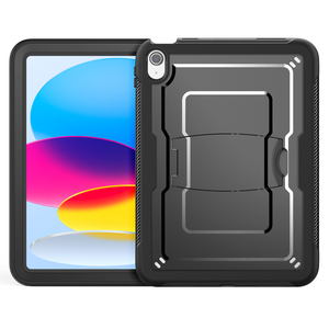 Custodia per <span class=keywords><strong>iPad</strong></span> di decima generazione da 10.9 pollici con protezione per lo schermo e cavalletto robusto copertura protettiva Full Body per Apple - Product Image 2
