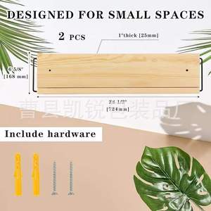 <b>Wall</b> Mounted Wooden <b>Shoe</b> <b>Rack</b> Single Layer Foldable Storage For Entryway Door Living Room Use - Product Image 4