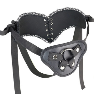 Porter des pantalons en cuir, des sous-vêtements pour le pénis, des pantalons pull-up, des pantalons en cuir pour le pénis, des pantalons en cuir unisexes lesbiens avec dentelle - Product Image 1