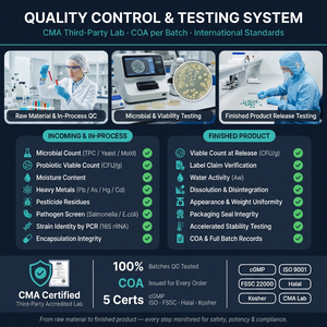Poudre Probiotique de Lactobacillus Plantarum 200 Milliards de UFC pour la Réparation de la Barrière Intestinale, Soulagement du Syndrome du Côlon <span class=keywords><strong>Irritable</strong></span> (SII) - Product Image 6