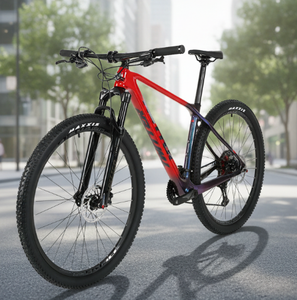 Bicicleta de Montaña MTB de Carbono de 27.5/29 Pulgadas con Eje Pasante Boost, Horquilla Neumática Remota, <span class=keywords><strong>Shimano</strong></span> <span class=keywords><strong>XT</strong></span> M8100 de 24 <span class=keywords><strong>Velocidades</strong></span>, Freno Hidráulico MT200 XC - Product Image 1