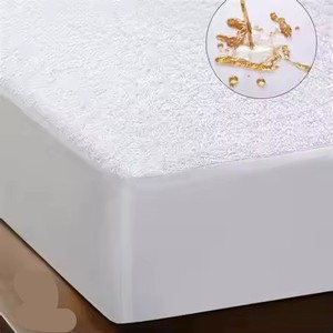 King Cooling-Cojín de colchón suave transpirable y esponjoso, protector de colchón lavable <span class=keywords><strong>impermeable</strong></span> y silencioso, <span class=keywords><strong>funda</strong></span> de cama <span class=keywords><strong>impermeable</strong></span> - Product Image 6