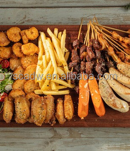 Frittierte Hähnchenschenkel Pommes Frites Frittiertes Essen Wärmehaltesystem Präzise Temperaturkontrolle Beste Geschmacksqualität Restaurant - Product Image 5