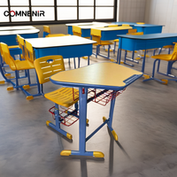Mobilier moderne de salle de classe d'école universellement utile pour la solution de guichet unique de niveau primaire moyen universitaire pour le bureau à domicile