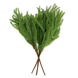 Planta Artificial de Agujas de Pino Norfolk de 10cm-30cm, Decoración Navideña para el Hogar, Adorno de Plástico Verde - Product Image 5