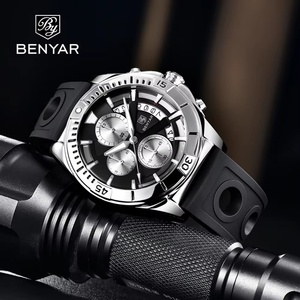 Reloj BENYAR para Hombre, Reloj de Pulsera de Cuarzo Deportivo, Cronógrafo, Resistente al Agua, con Fecha, Manecillas Luminosas, Reloj Masculino - Product Image 2