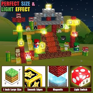 Chất Lượng Cao Mario Phim Hoạt Hình Nhân Vật Từ Khối Xây Dựng Khối Thiết Lập Sáng Tạo Tự Làm Nhựa Brain Phát Triển Đồ Chơi Cho Trẻ Em - Product Image 5
