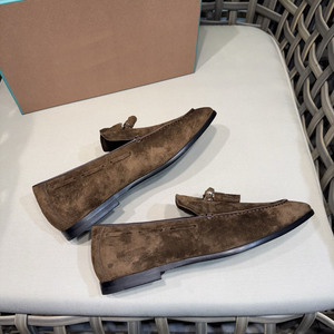 Mocassins en <span class=keywords><strong>daim</strong></span> pour <span class=keywords><strong>homme</strong></span>, bout rond, à glands, nouvelle mode d'hiver, <span class=keywords><strong>chaussures</strong></span> décontractées à enfiler, couleur unie, semelle intermédiaire et extérieure en TPU - Product Image 4