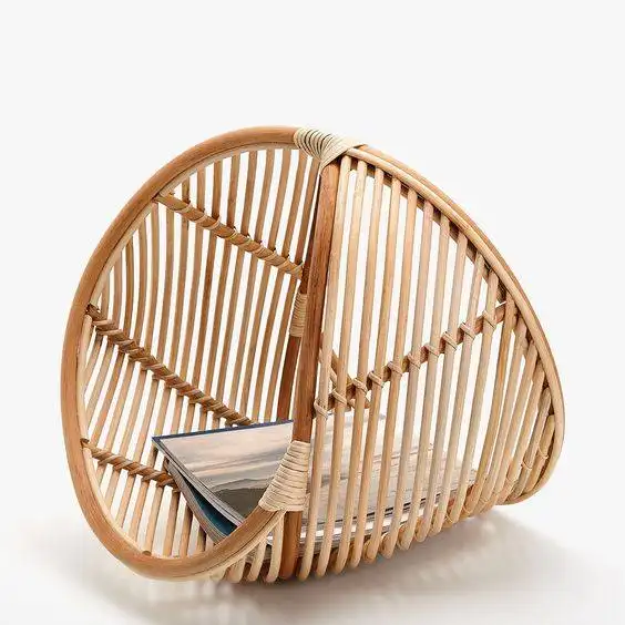 Hochwertige quadratische Form Rattan umwelt freundliche Handwerk Lagerung Wäsche Deko Bambus Korb für Küche, Restaurant,
