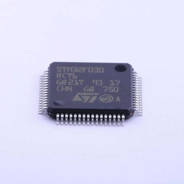 MCU 32-Bit STM32 ARM Cortex M0 RISC 256KB Flash 2.5V/3.3V 64-Pin LQFP Tray - Trays STM32F030RCT6 Integrated Circuit