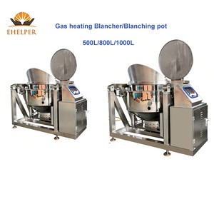 Marmite de Blanchiment Automatique à Gaz avec Panier à Levage Automatique pour Viande, Fruits de Mer, Riz et Légumes |   <span class=keywords><strong>Cuiseur</strong></span> à blanchir haute capacité 500L - Product Image 2