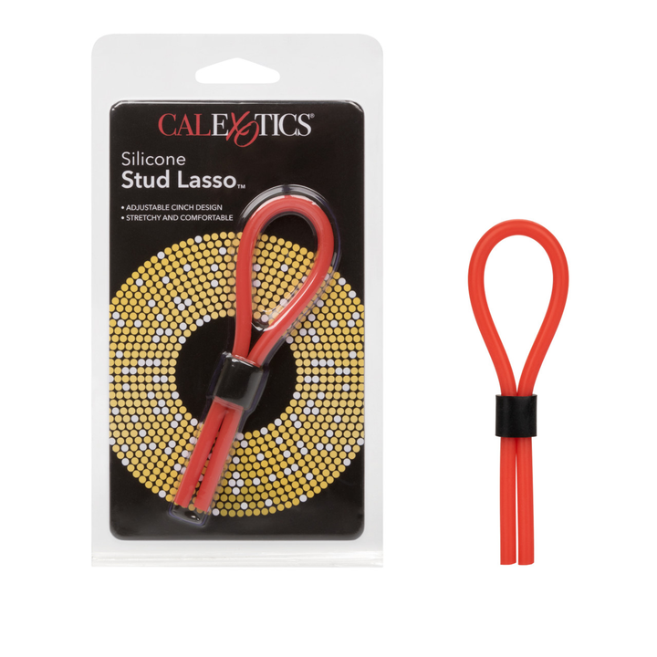 TD Silicone Stud Lasso Red Penis Ring for Delay Ejaculation