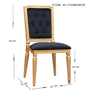 Chaise de salle à manger Antiquités en bois Meubles d'hôtel imités Spécification en bois Style campagnard Wishbone Chaises en métal modernes et antiques