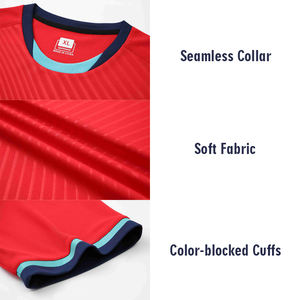 Oem Odm Topkwaliteit Zomer Voetbalset Op Maat Ademend Voetbalshirts Nieuw Logo Design Professioneel Mesh Retro Voetbaltenue - Product Image 3