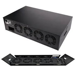 اللوحة 847 تزوير حالة دعم بطاقة جرافيكس Rx580 570 1660ti 3080 3090 تزوير الخادم حالة 8 GUP خادم حالة