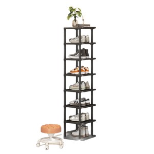 <b>Shoe</b> Rack 7 Tier Narrow Space Saving <b>Storage</b> For Home Dormitory Entrance Indoor Use - Product Image 5