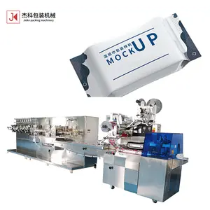 JIEKE Low Price Fully Automatic Wet Tissue Packing Machine Wet Towel Wipes Packing Machine