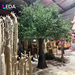 LEDA Vente en gros Grand Arbre d'Olivier Artificiel Réaliste Écologique Réutilisable pour la Saint-Valentin, les Salles de Mariage, les Halls d'Hôtels et les Centres Commerciaux - Product Image 3