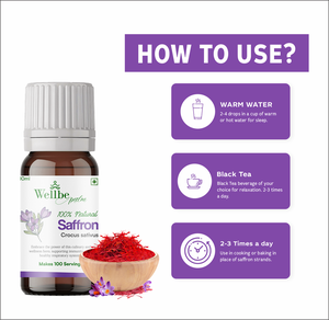 Nuevas Gotas de Extracto de Azafrán | Crocus sativus |   Mejora del estado de ánimo, bienestar de lujo, antioxidante |   Frascos cuentagotas de 10 ml - Product Image 2