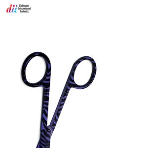 Tijeras de vendaje Zebra Lister moradas y negras de 14 cm, de acero inoxidable, para uso médico, proveedor mayorista líder - Product Image 5