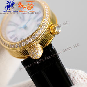 Reloj de Pulsera para Dama Bre-guet de Alta Calidad con Zafiro, Esfera Dorada de 18K, Movimiento Mecánico Automático, Estilo Lujoso y Moderno - Product Image 4