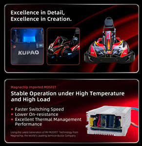 Nouveau kart électrique pour enfants, version améliorée, fabricant professionnel de karts commerciaux, kart de <span class=keywords><strong>drift</strong></span> de haute qualité pour clubs et parcs d'attractions - Product Image 2