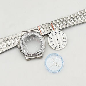 Ensemble d'accessoires de montre avec logo personnalisé, cadran lumineux, boîtier et bracelet en acier inoxydable 316L, adapté au mouvement 2813/8215 - Product Image 5
