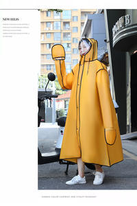 Impermeable Largo para Bicicletas Eléctricas, Protección Completa del Cuerpo Contra Lluvia Intensa, Ropa de <span class=keywords><strong>Ciclismo</strong></span> Unisex para Adultos - Product Image 2