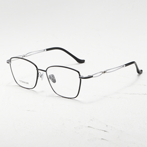 Gafas Modernas de Titanio con Montura Completa Redonda, Color Sólido, Ligeras, Unisex, para Adultos, Monturas para Corrección de la Visión, China - Product Image 1