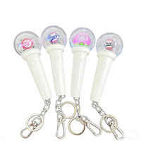 Porte-clés Mini Bâton Lumineux LED Personnalisable avec LOGO d'Artiste, pour Concerts d'Idoles, Bâton Lumineux de Fan, Fabrication en Usine