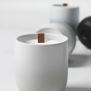 Envases de Cerámica Mate con Degradado de Color Nórdico, Personalizables con Logotipo, para Fabricación de Velas - Product Image 6
