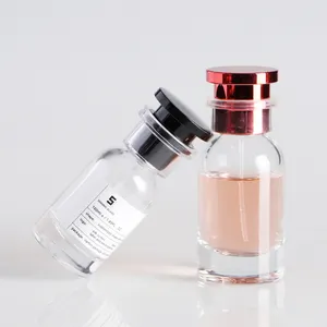 30ml Luxury Round Shape Transparent Perfume Glass Bottle With Box