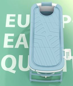 Manufacturer Supplies Adult Foldable Eco-Friendly Bath <b>Buckets</b> Bath Tools Full Body Steaming Soaking Dual-Use Home Bathroom - Product Image 5