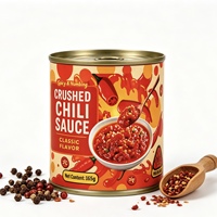 50 Pots de Pâte de Piment Haché Fermenté avec Sel pour Cuisine Professionnelle, Base de Hot Pot, Sauce Wok, Condiment Épicé, Vente en Gros