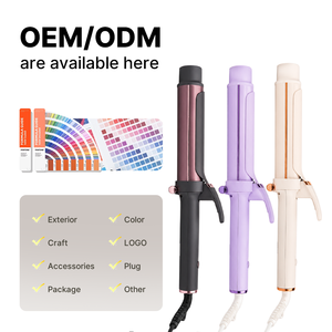 36mm Ceramic Hair Curler Barrel Loose Waves Heated Hair Iron Curl Portable Electric <strong>Curling</strong> Iron Professional for Salon Home - Product Image 5