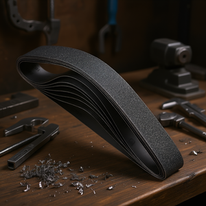 Silicon Carbide <b>Knife</b> <b>Sharpening</b> Belts 2 X 42-inch Assorted Grits 36 120 for Metalworking Plastic Finishing - Product Image 2