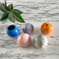 Offre Spéciale – Bouchon de flacon de parfum en plastique transparent marbré de 15 mm avec sérigraphie pour forme personnalisée – En stock