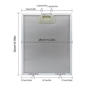 Filtres en aluminium personnalisés pour la filtration des fumées d'huile, le séchage par micro-ondes et la filtration sous pression - Product Image 3