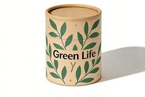 Tube cylindrique en carton kraft de qualité alimentaire pour cosmétiques et soins de la peau, emballage rond pour usage quotidien - Product Image 2