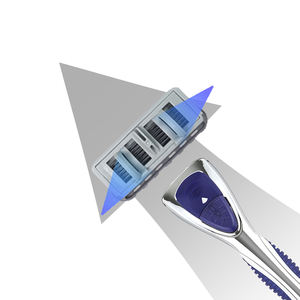 Высококачественная бритва для мужчин под собственной торговой маркой с <span class=keywords><strong>6</strong></span> лезвиями и экологичной металлической ручкой - Product Image 3