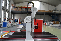 Mesin Router CNC 4-Axis 1325 SING CNC untuk Pengukiran Kayu dan Pemesinan 3D dengan Komponen Inti Mesin & Pompa Spindle 9KW