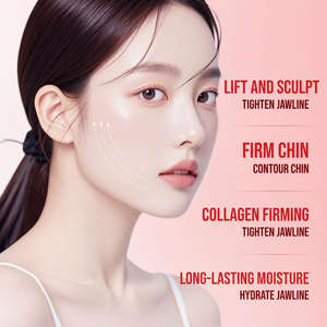 Rote Honig V-Line Lifting Maske Hydrogel Kollagen Doppelkinn-Reduzierer mit Ohrschlaufen Gesichtsstraffende Bandage Anti-Aging Festigende Maske - Product Image 4