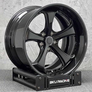 Jantes BZY VSKF forgées en 2 parties 5x114.3 pour <span class=keywords><strong>Nissan</strong></span> GTR <span class=keywords><strong>Skyline</strong></span> R32 <span class=keywords><strong>R34</strong></span> R35, jantes en alliage brossées personnalisées de 18, 19 et 20 pouces - Product Image 3