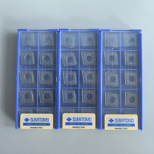 เม็ดมีดคาร์ไบด์ซูมิโตโม CNMG120412N-EG-AC5015S สำหรับเครื่องกลึง CNC ผลิตในญี่ปุ่น รับผลิตตามแบบ OEM รับประกัน 3 ปี เคลือบผิวทั้งหมด ความแข็ง 65+ HRC - Product Image 2