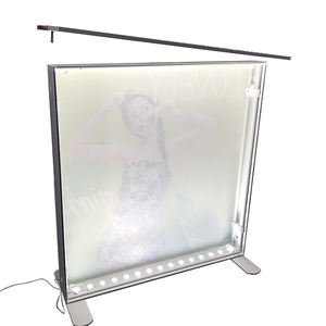 แบบพกพาพับอลูมิเนียมไฟ Led โปรโมชั่น Backlit ป๊อปอัพเคาน์เตอร์แสดงบูธ - Product Image 4