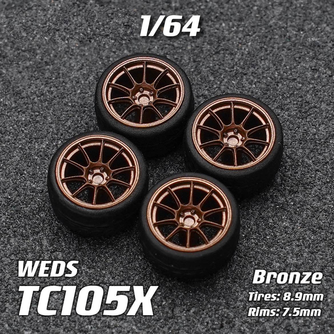 Chika X Nabes 1:64 Wheels - Premium Model Car Tires