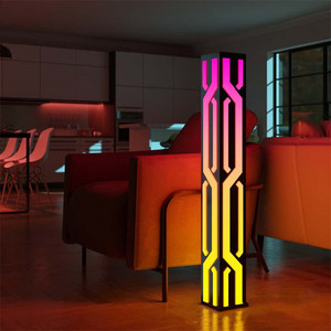 Nordic Modern Building Art Dekorative Raum atmosphäre Licht Fern gesteuerte LED RGB Smart Stand Stehle uchte - Product Image 4
