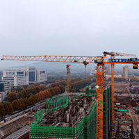 Grue à tour sans cabine DAHAN personnalisable QTZ125 6015 8 tonnes 10 tonnes, équipement de construction motorisé avec certification CE
