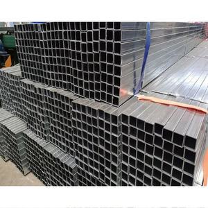 Tube <span class=keywords><strong>carré</strong></span> rectangulaire en fer pré-galvanisé <span class=keywords><strong>de</strong></span> haute qualité, creux, <span class=keywords><strong>de</strong></span> 6 mètres, en acier doux, revêtu <span class=keywords><strong>de</strong></span> zinc - Product Image 4